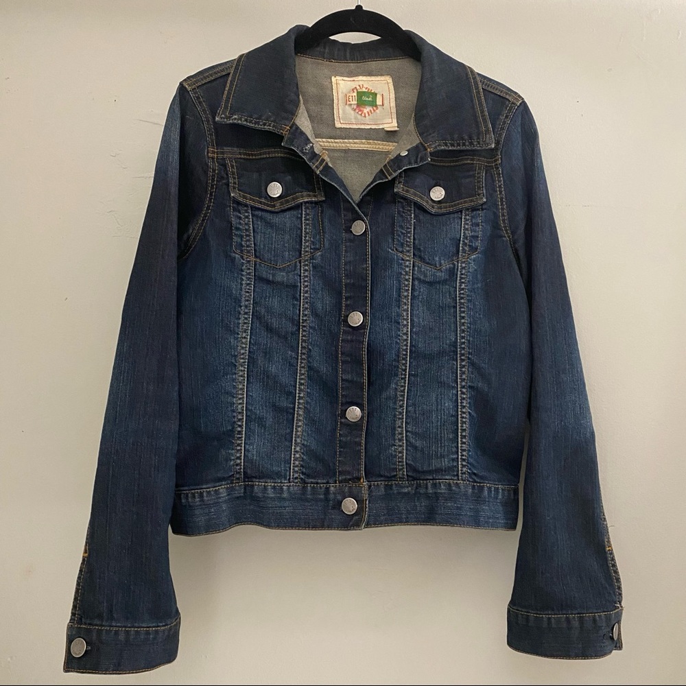 EUC Anthropologie ETT:TWA Denim Jacket // Size L
